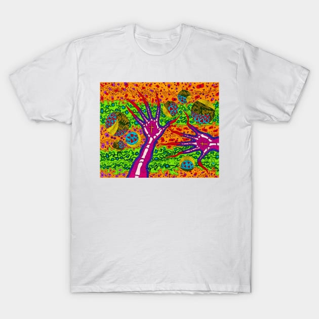 Stigmata Mitosis T-Shirt by ZoliArt